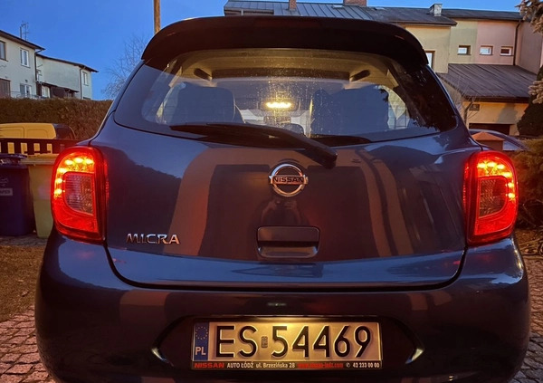 Nissan Micra cena 32500 przebieg: 38500, rok produkcji 2017 z Skierniewice małe 497